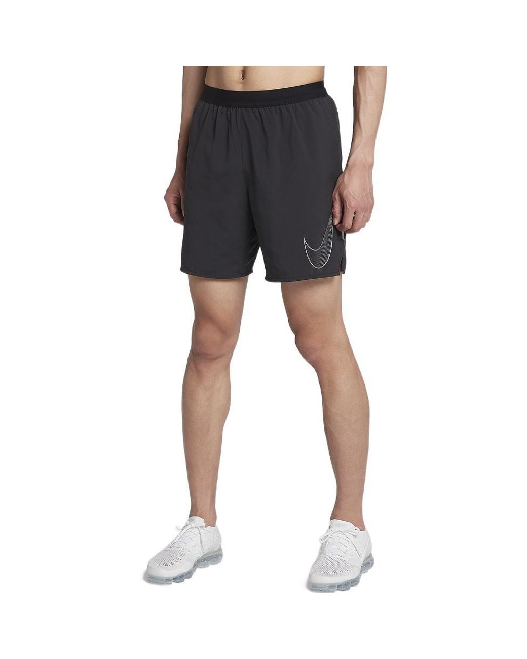 Nike Blue Solid Color Breathable Logo Quick Dry Shorts for men