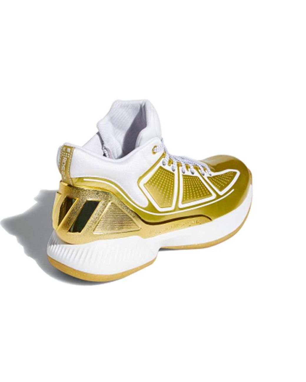 Adidas Yellow D Rose 'Metallic' for men