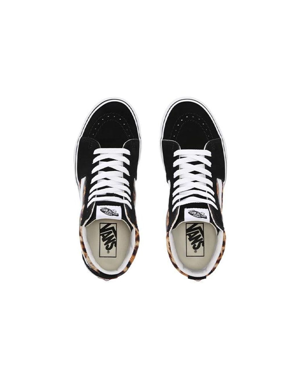 Vans Black Sk8-Hi 'Leopard' for men