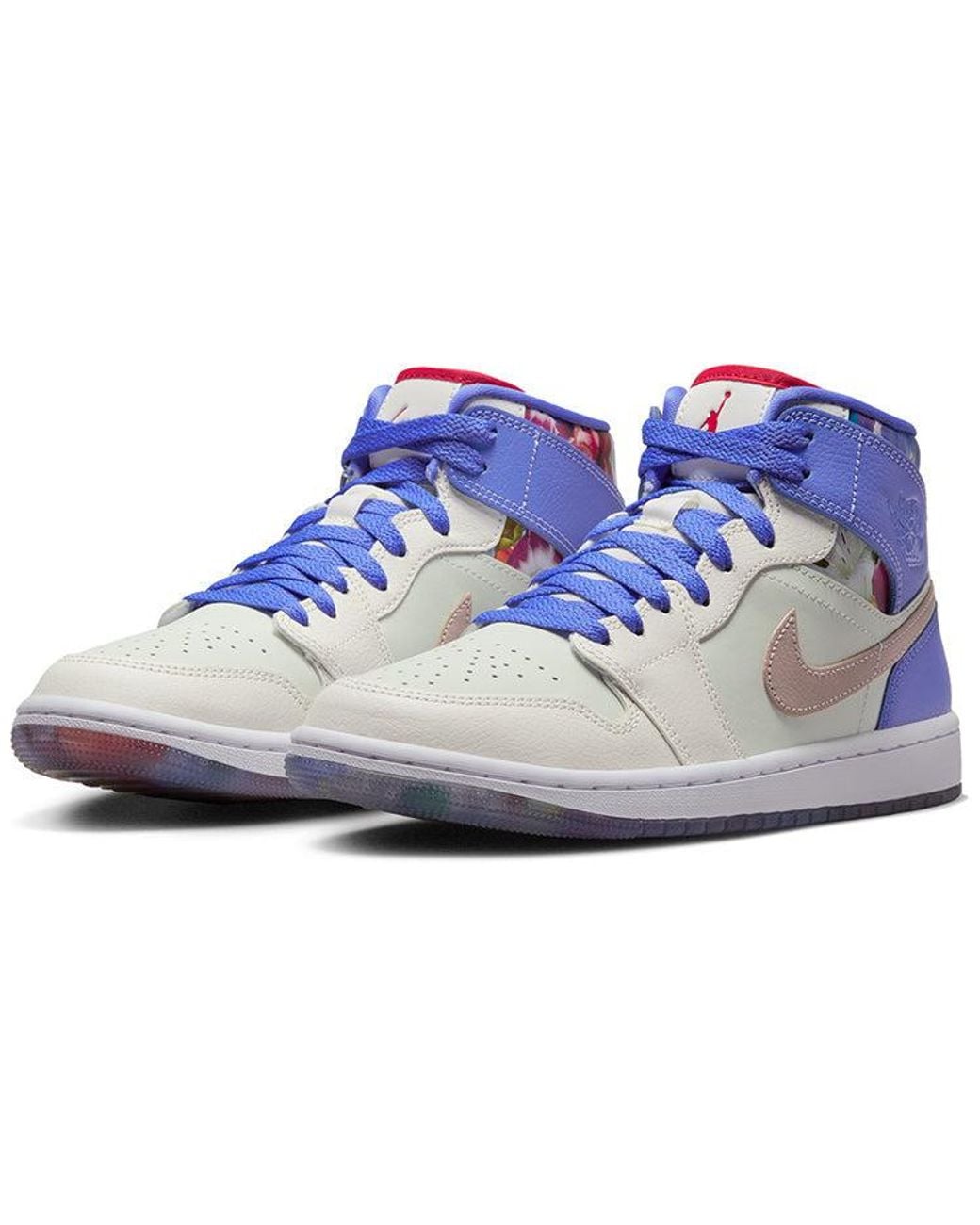Nike Blue (Wmns) 1 Mid Se 'Valentine's Day Flowers'