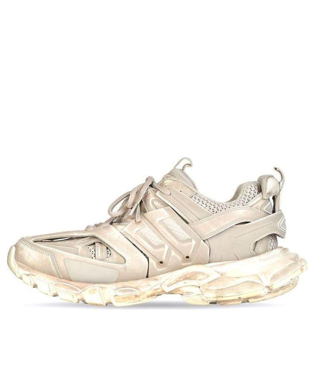 Balenciaga Natural (Wmns) Track 1.0 Sneakers 'Faded And Mesh And Suede Like Fabric'