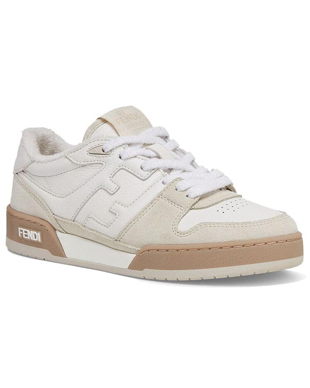 Fendi White (Wmns) Match Low Top Suede