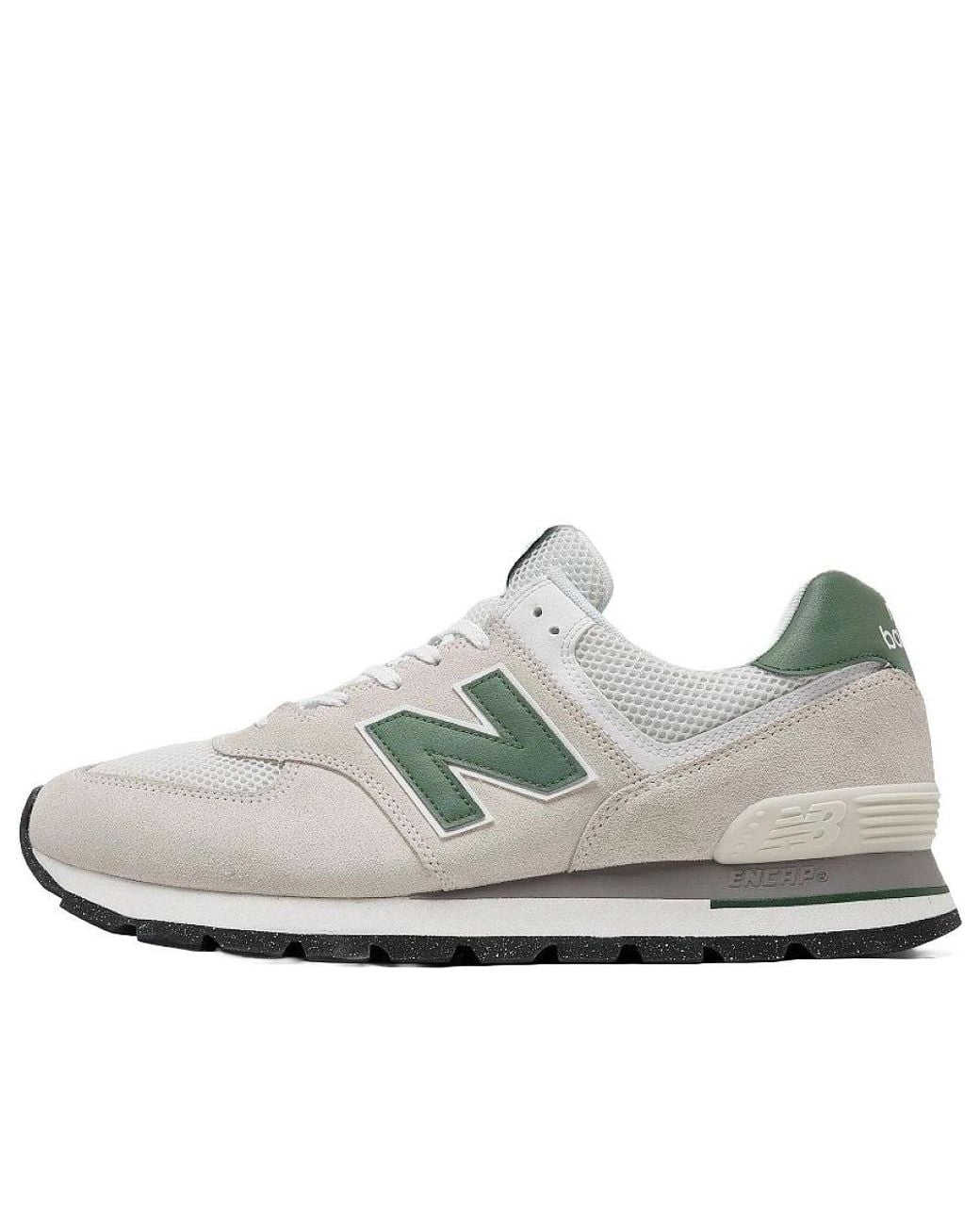 New Balance White 574 Rugged for men