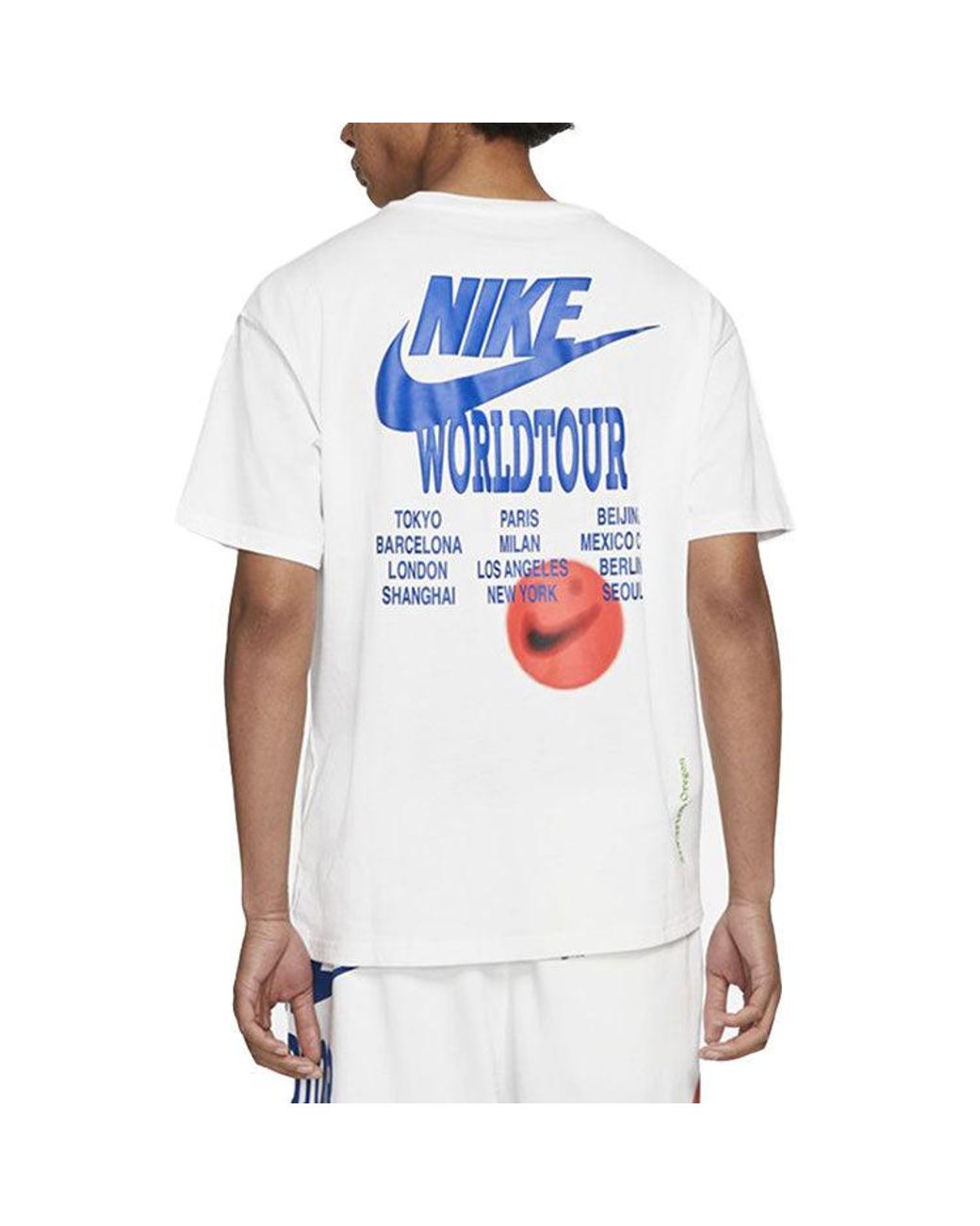 Nike White As Sportswear Tee World Tour 2 for men