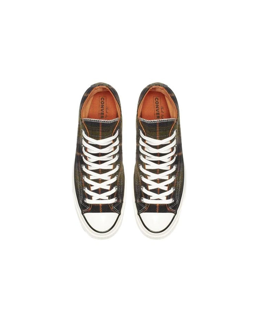 Converse Black Chuck Taylor All Star 70 Hi 'Plaid Pack' for men