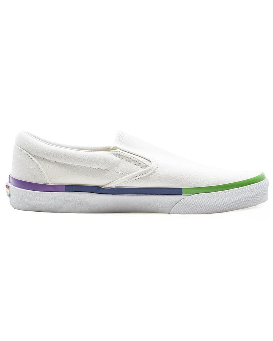 Vans White Classic Slip-On for men