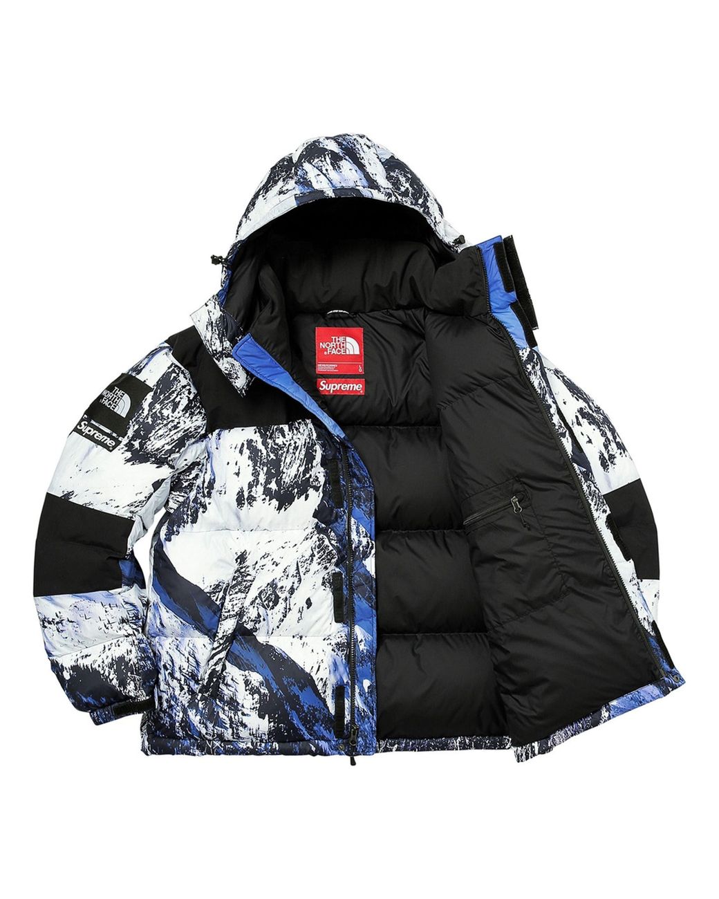 Supreme Blue X The North Face Mountain Baltoro 700 Fill Down Jacket for men