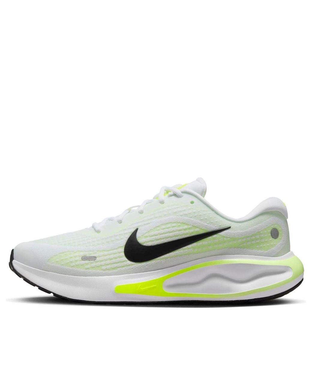 Nike White Journey Run Barely Volt' for men