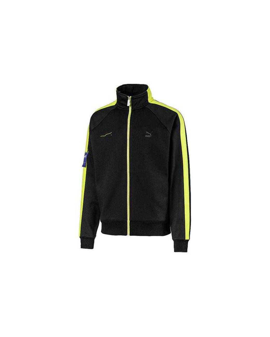 PUMA Black X Ader Error Printing Stand-Up Collar Jacket