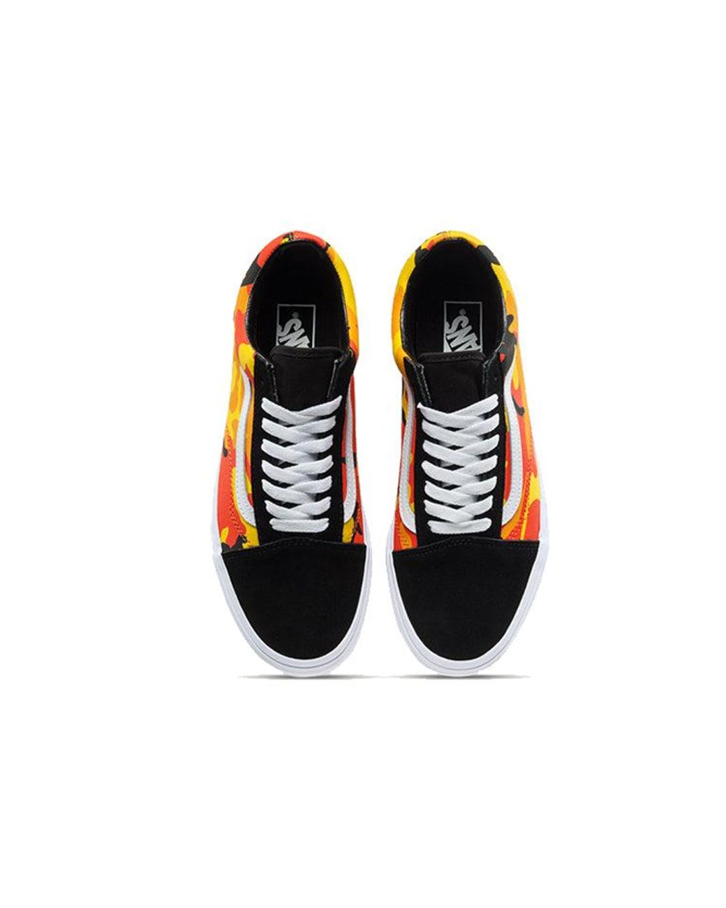 Vans Orange Old Skool 'Pop Camo' for men