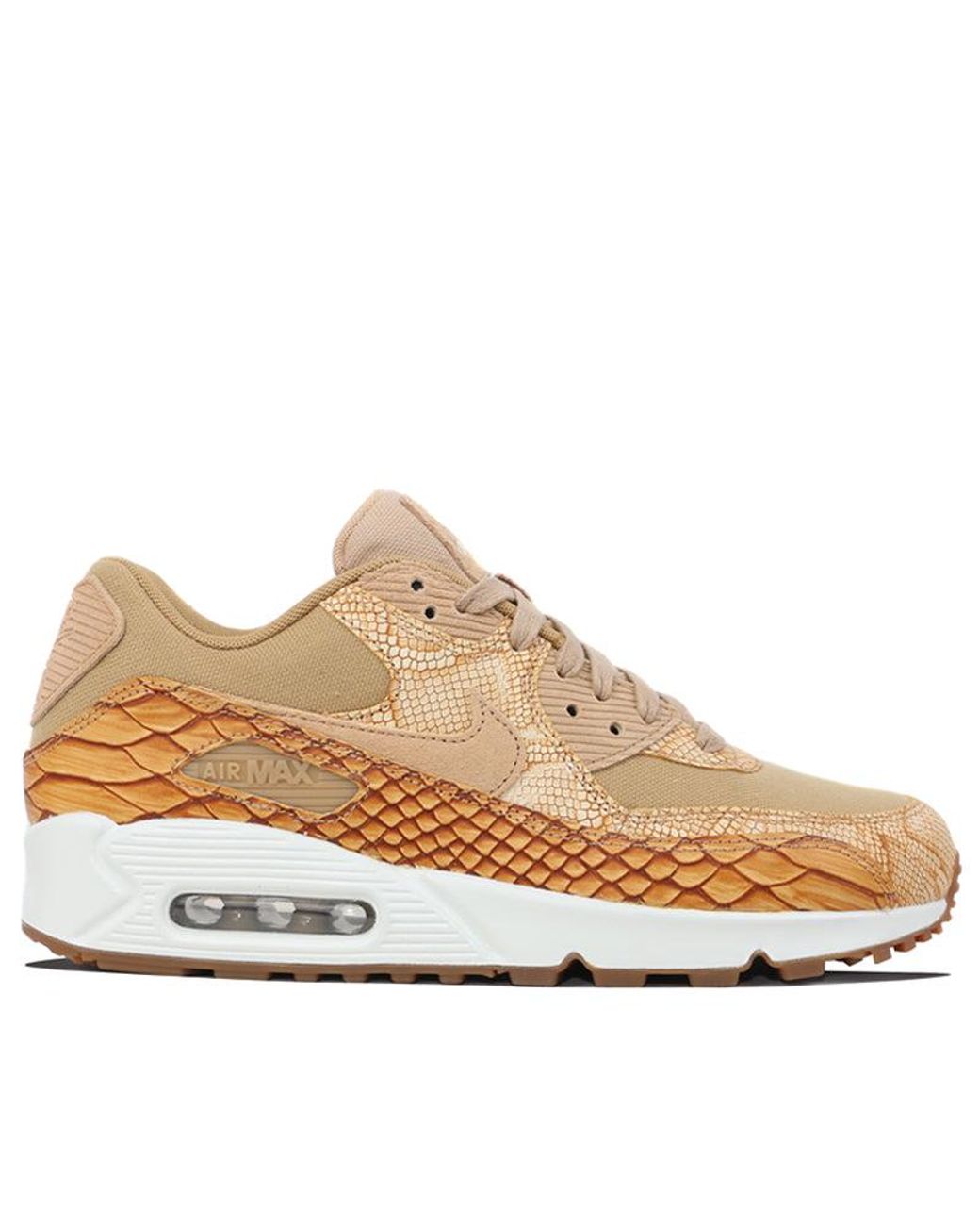 Nike Air Max 90 Premium Leather 'snakeskin' in Brown for Men | Lyst