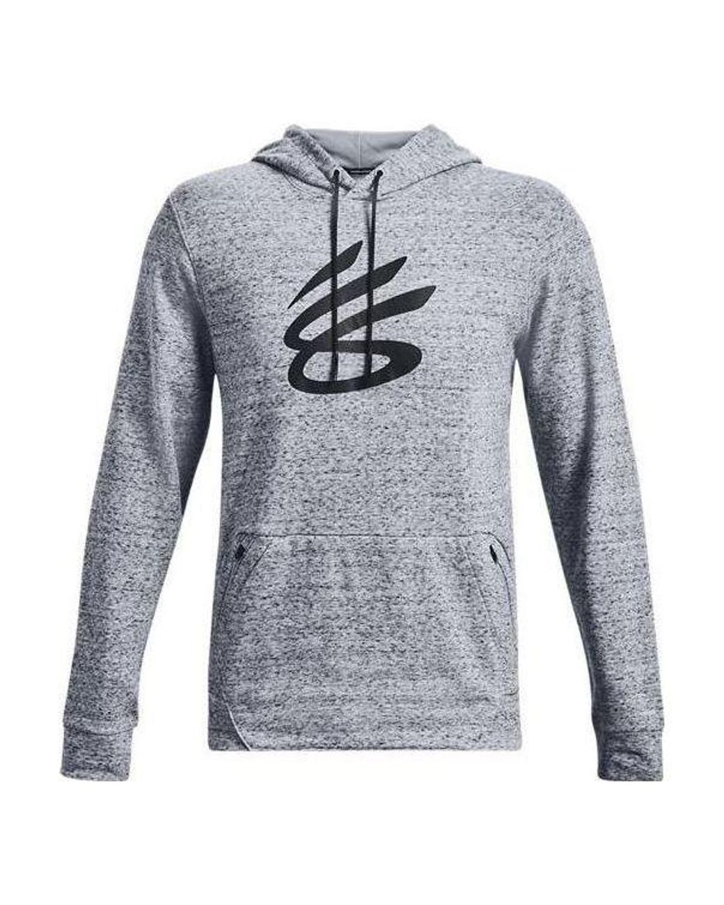 Under Armour Blue Curry Logo Hoodie for men