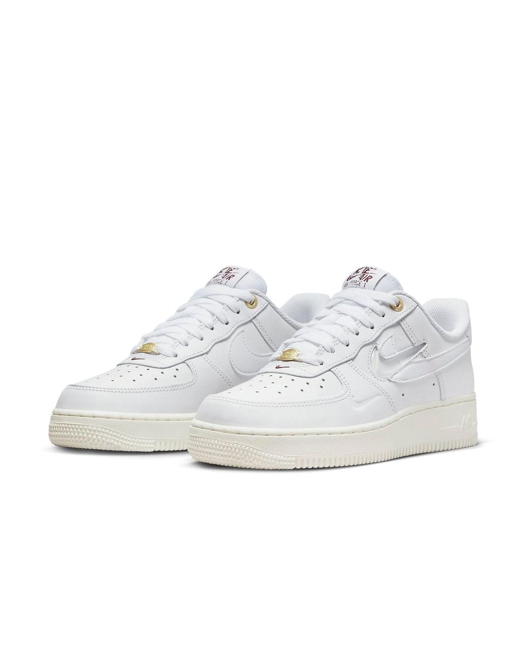 Nike White (Wmns) Air Force 1 '07 Premium 'History Of Logos'