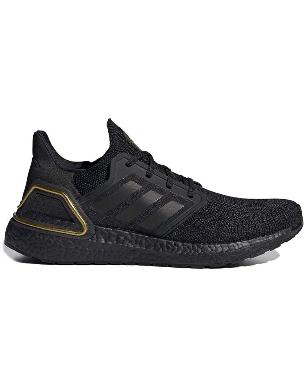 Adidas Ultraboost 20 'black And Gold Metallic' for men
