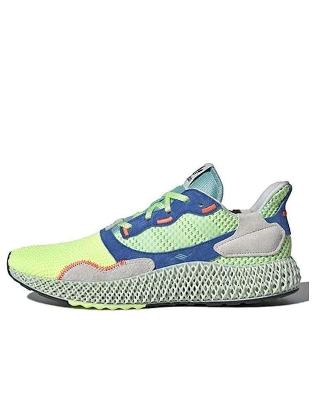 Adidas Blue Zx 4000 4D 'Easy Mint' for men