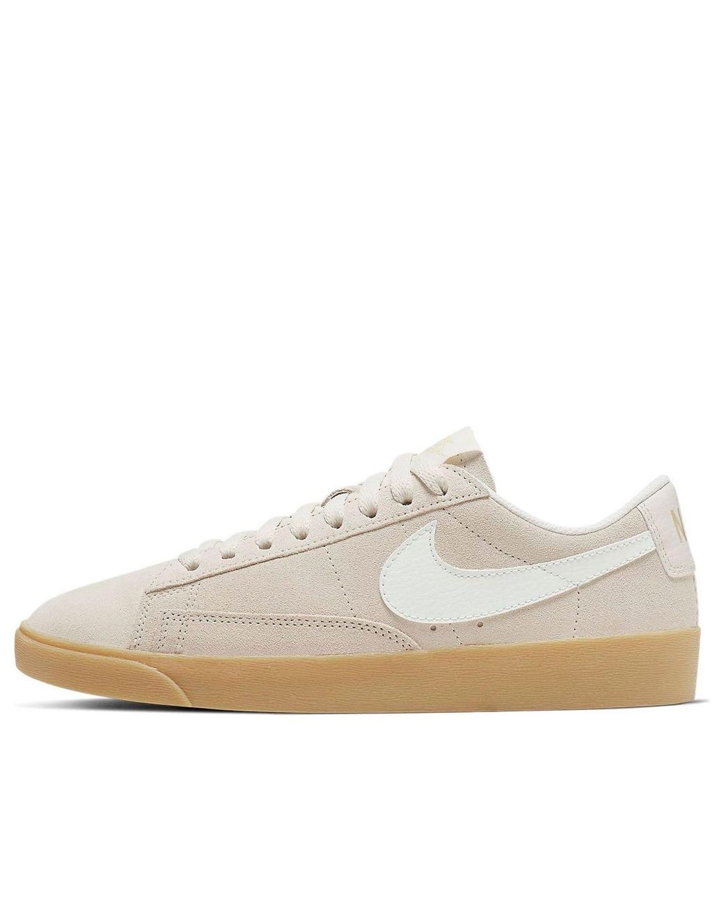 Nike White (Wmns) Blazer Low Sd Suede