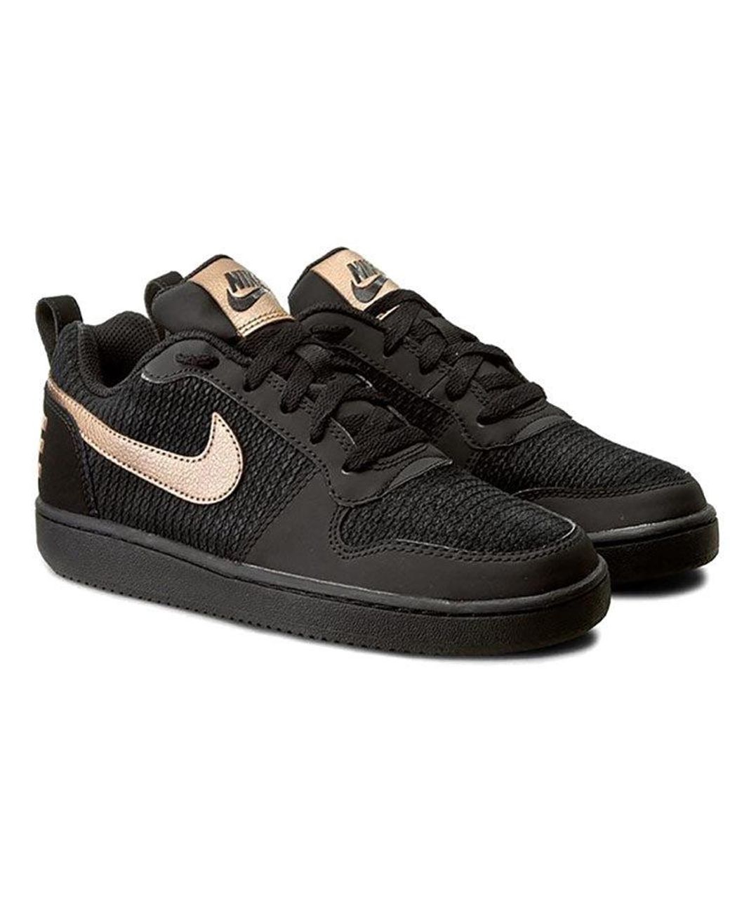 Nike Black (Wmns) Court Borough Low/Golden