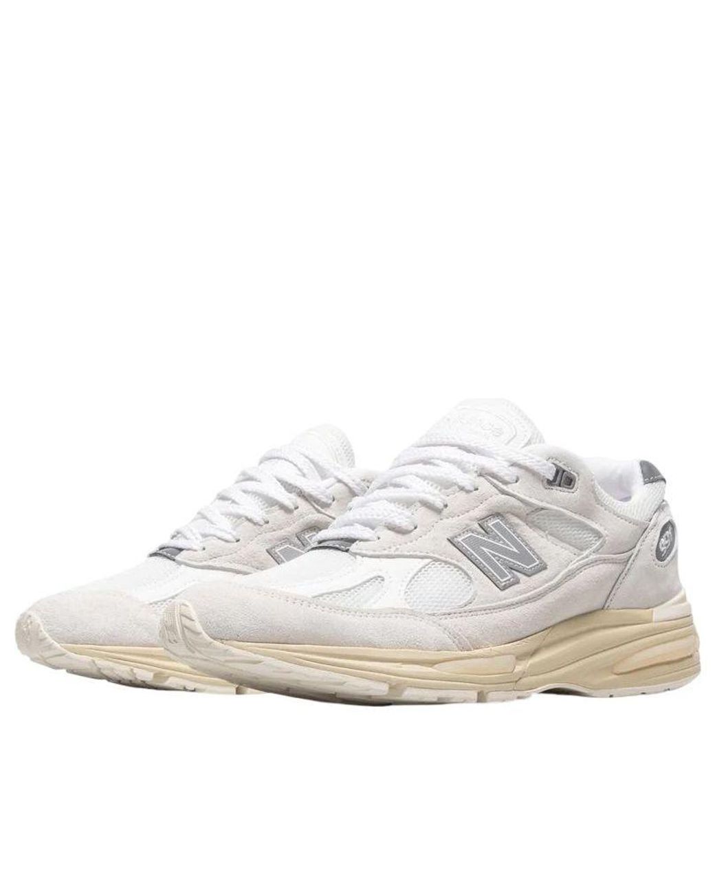 New Balance White 991V2 Made for men