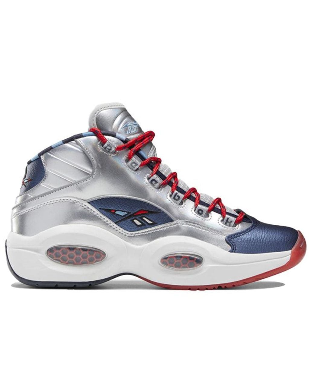 Reebok Blue James Harden X Question Mid 'Cross Over' for men