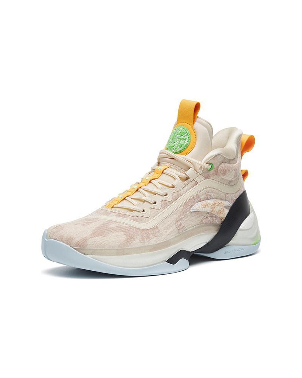 Anta White Kt Thompson Bulldog Basketball Sneakers Beige for men