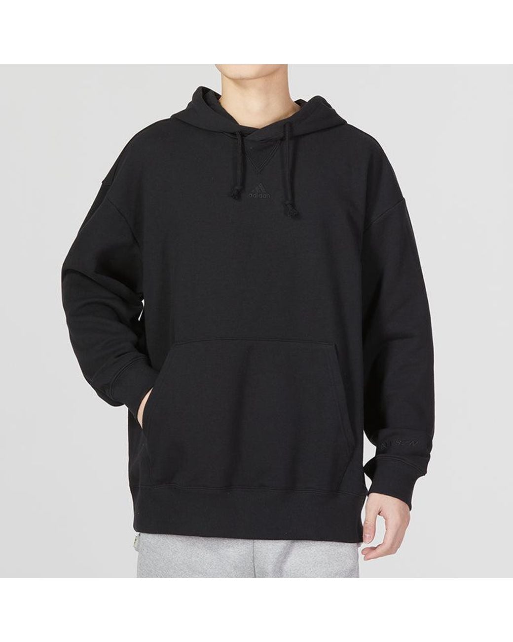Adidas Black All Szn French Terry Hoodie for men