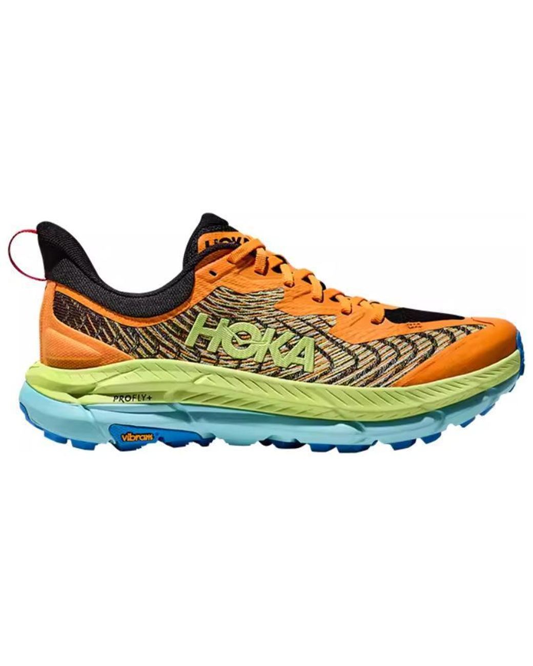 Hoka One One Brown Mafate Speed 4 'Solar Flare Lettuce' for men