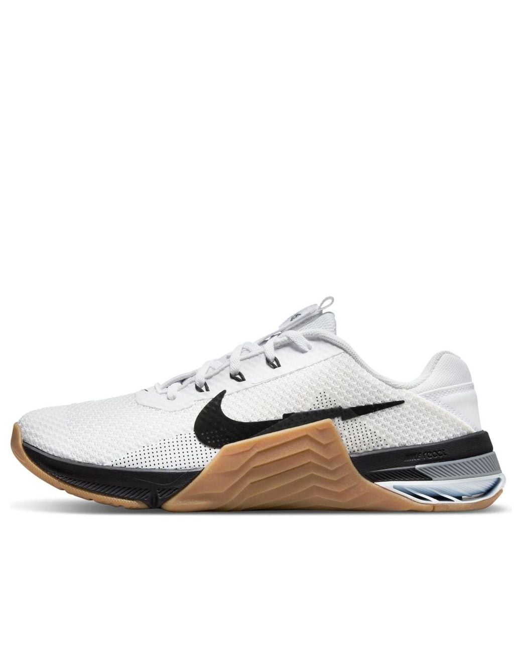 Nike White Metcon 7 Particle Gum' for men