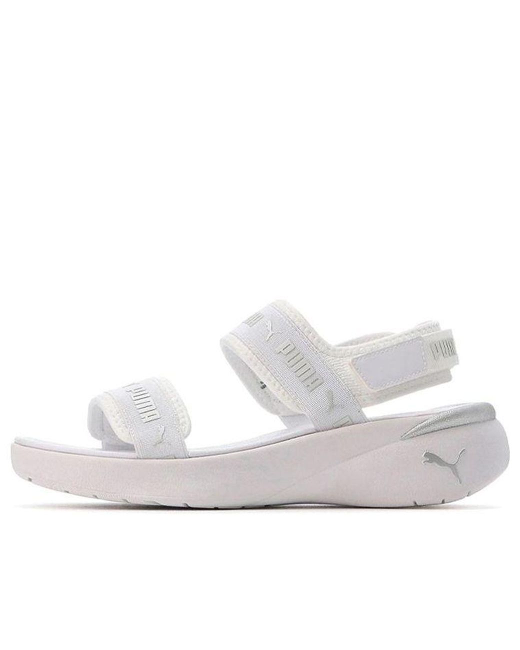 PUMA White (Wmns) Sportie Sandal Metallic'