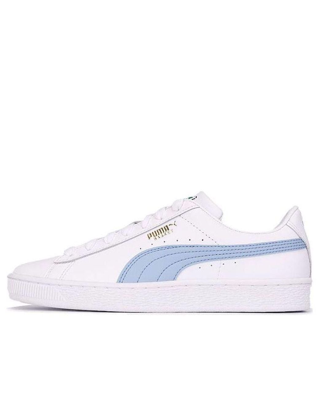 PUMA White Basket Classic 21 Forever' for men