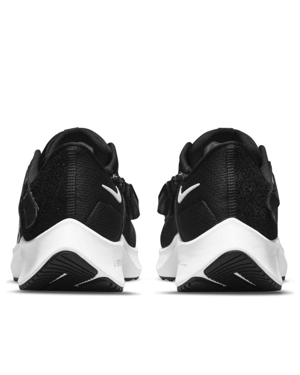 Nike Black Air Zoom Pegasus 38 Flyease Easy On/off Road Running Shoes for men