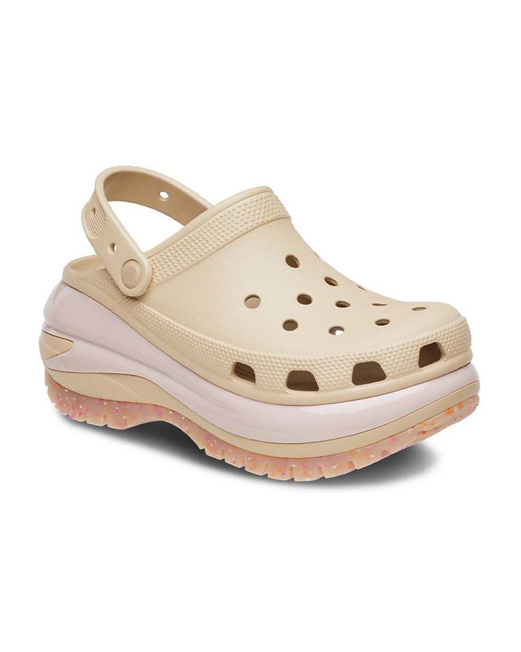 CROCSTM Natural (Wmns) Classic Mega Crush Clog 'Chai Multi'