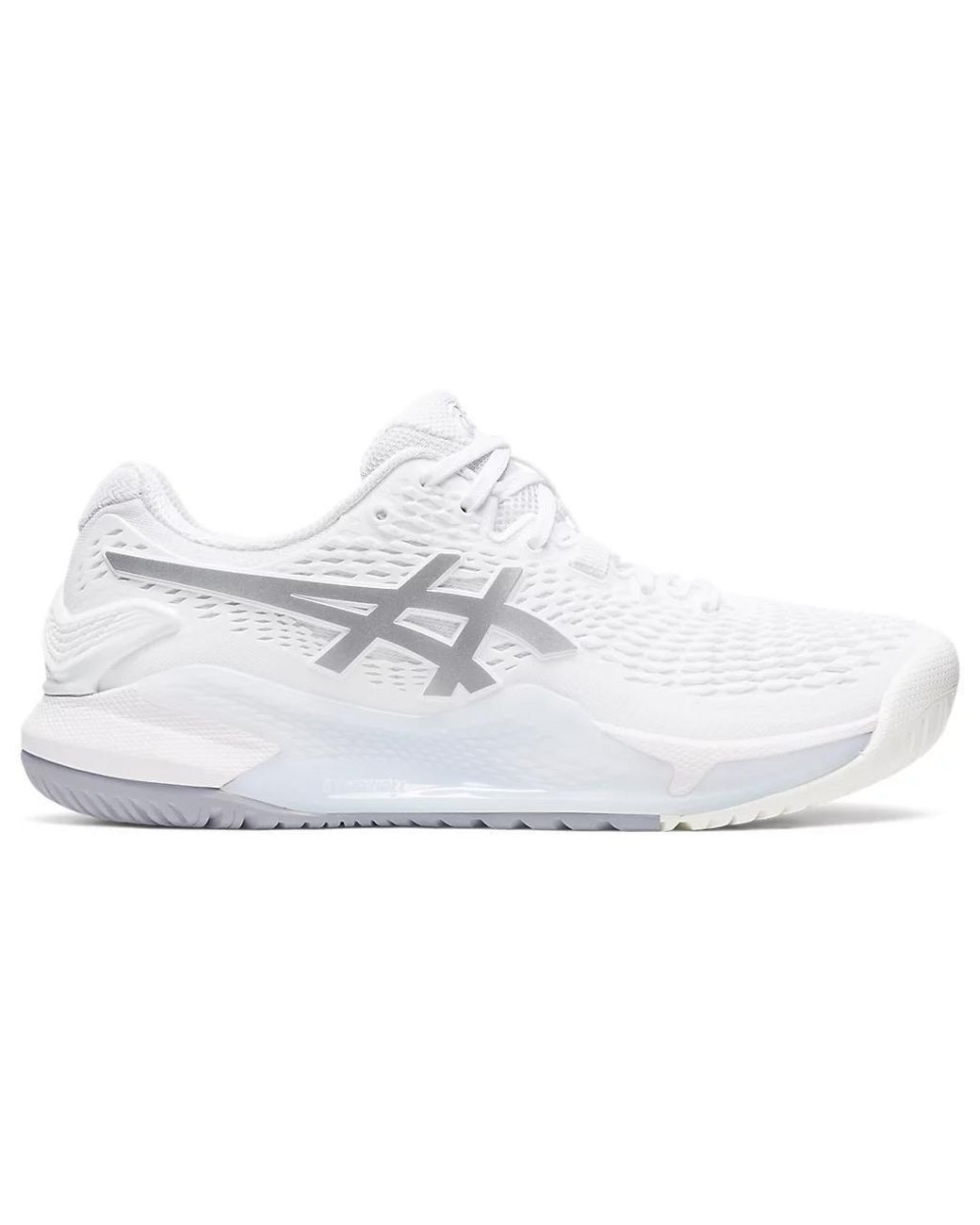 Asics White (Wmns) Gel-Resolution 9 Wide Pure'