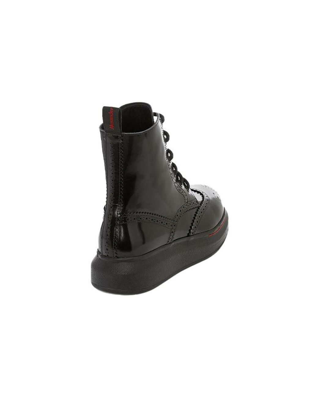 McQueen Black (Wmns) Hybrid Lace Up Boot