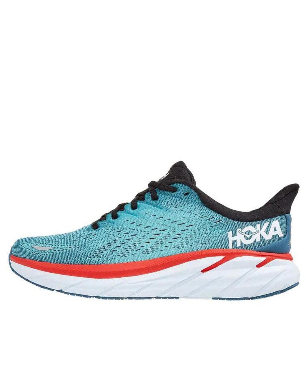 Hoka One One Blue Clifton 8 'Real' for men