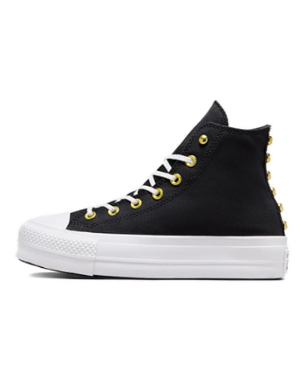 Converse Black (Wmns) Chuck Taylor All Star Lift Platform Star Studded