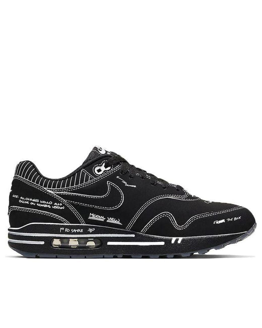 Nike Black Air Max 1 'Sketch To Shelf for men