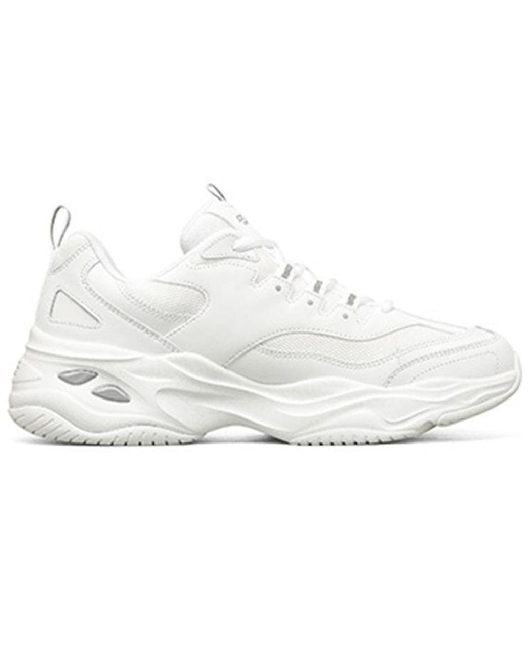 Skechers White D'Lites Low Shoes for men