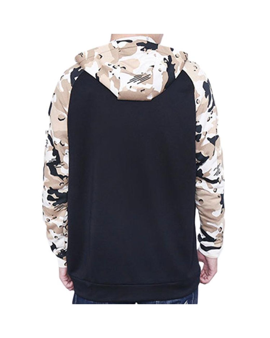 Nike Black Camouflage Splicing Jacket for men