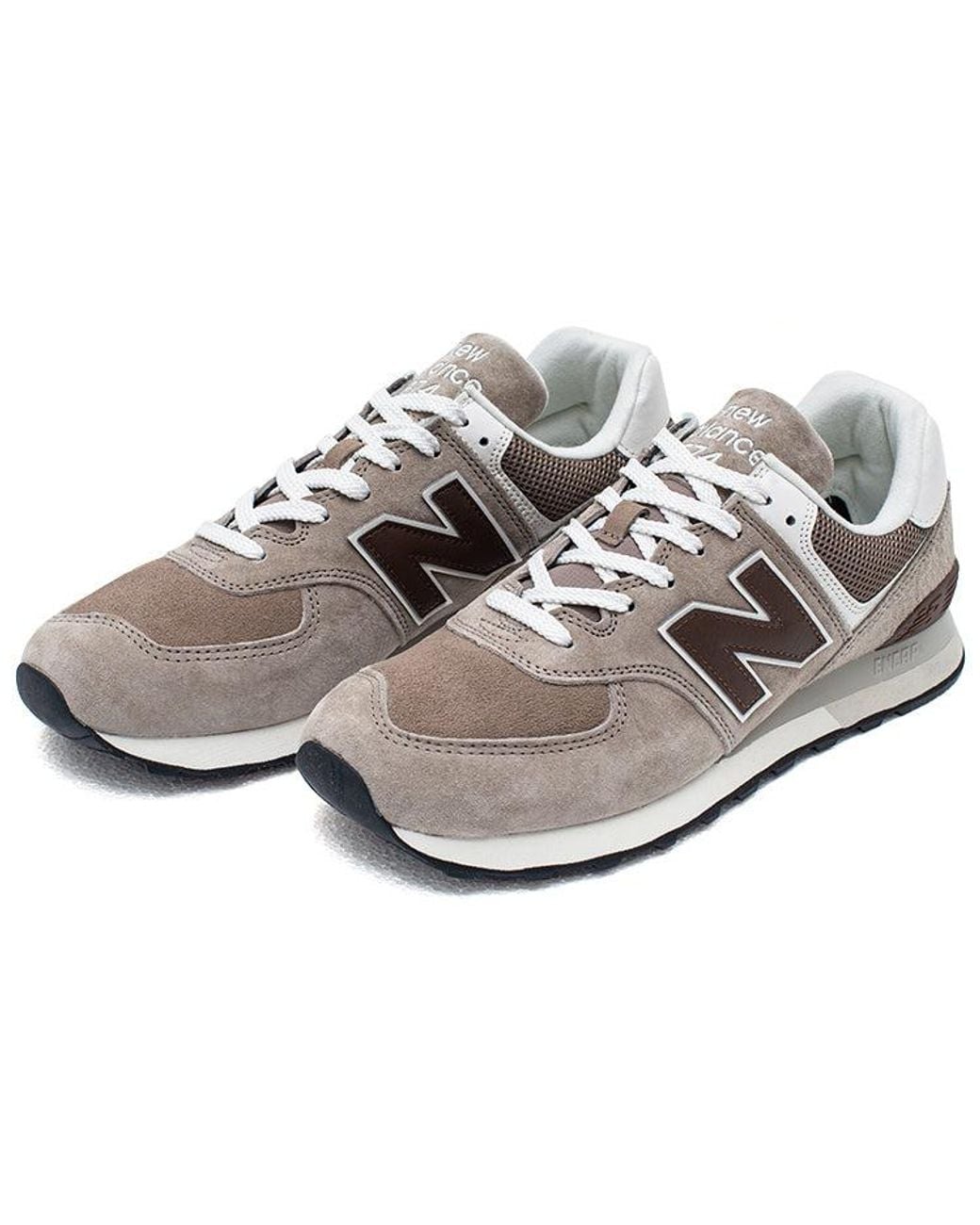 New Balance White 574 for men