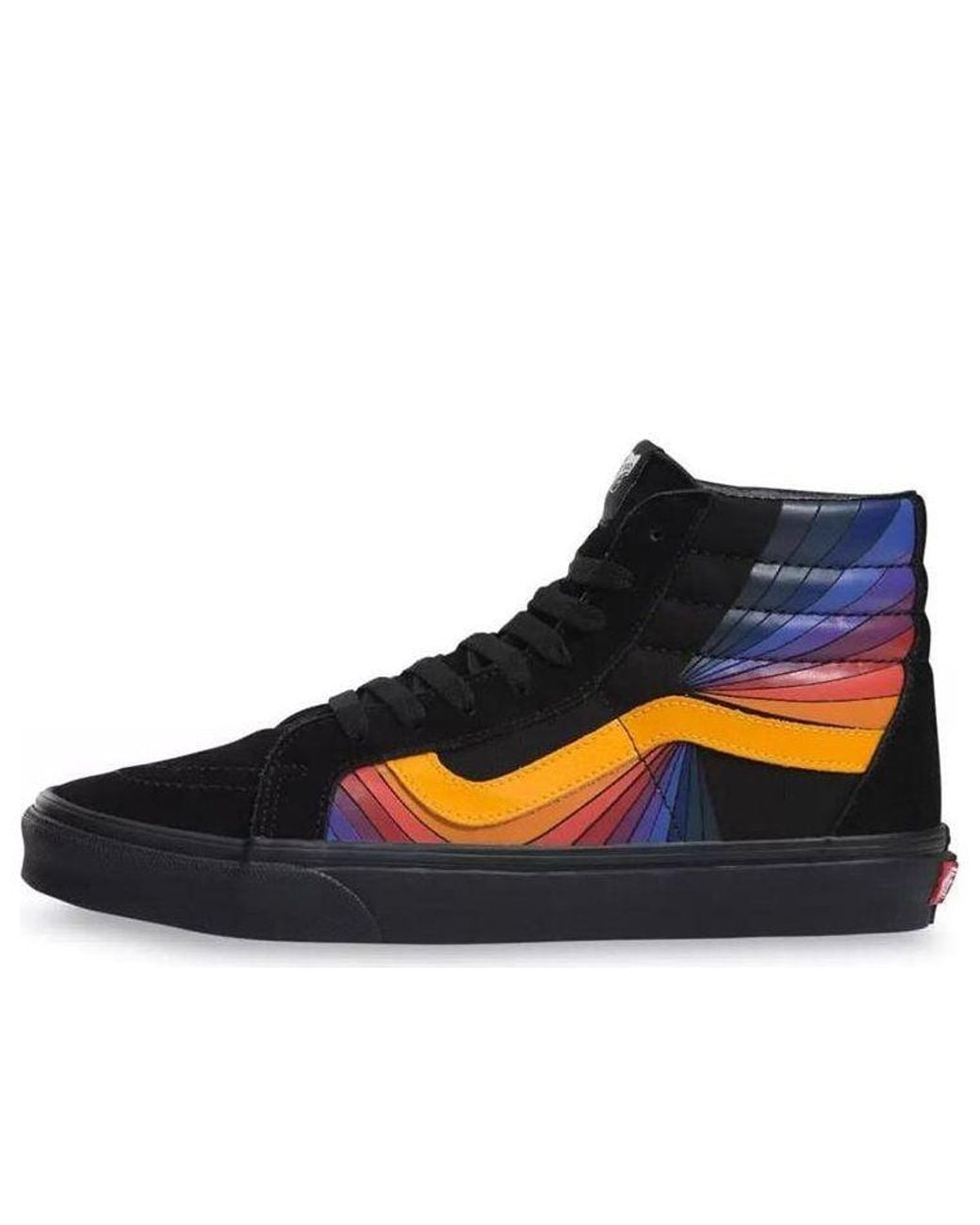 Vans Blue Sk8-Hi Vn0A4U3Dwn6 Sneakers Refract Suede Lace Up Skate Shoes for men