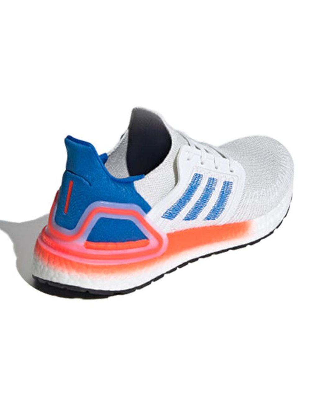 Adidas Blue Ultraboost 20 Shoes 'Crystal Glow Solar' for men