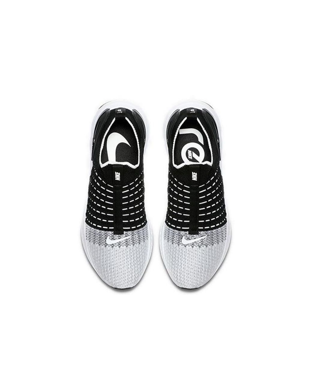 Nike Black React Phantom Run Flyknit 2 for men