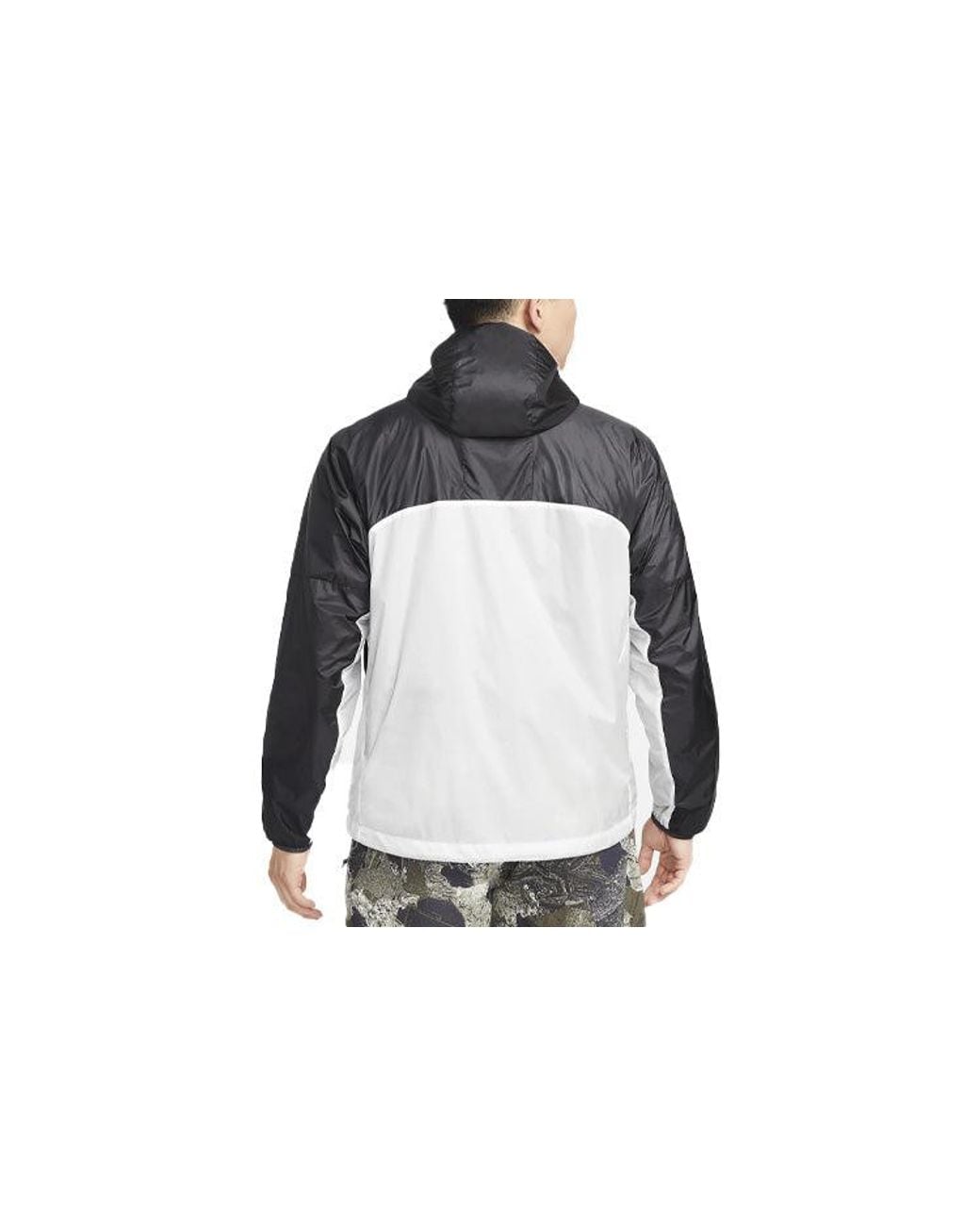Nike Blue Acg Cinder Cone Colorblock Splicing Zipper Hooded Jacket for men