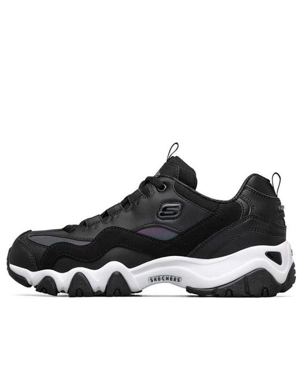 Skechers Black (Wmns) D'Lites 2.0 Running Shoes