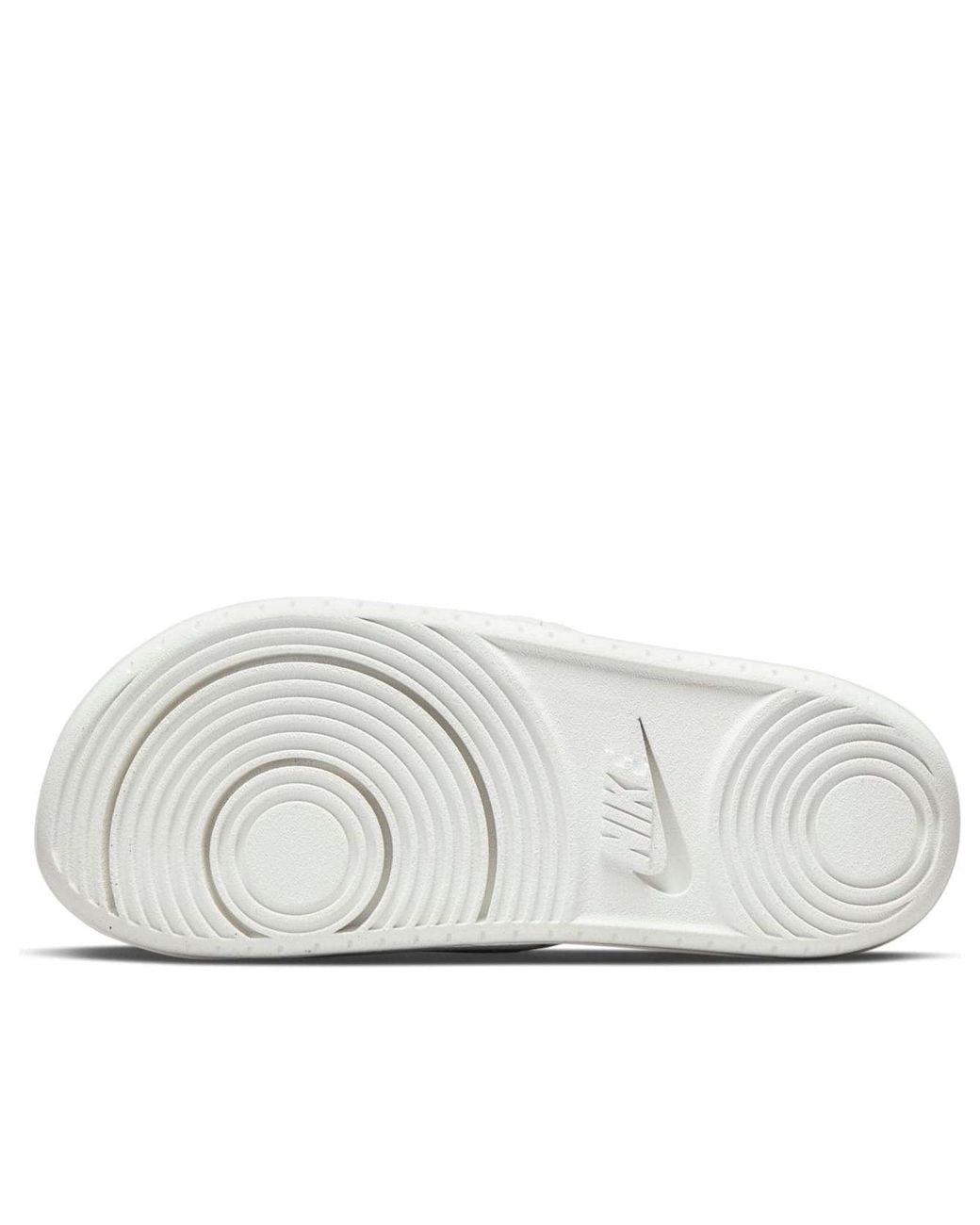 Nike White (Wmns) Offcourt Slide 'Summit Metallic'