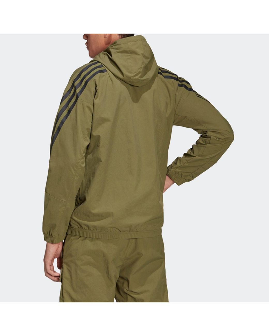 Adidas Green Future Icons Woven Jacket for men