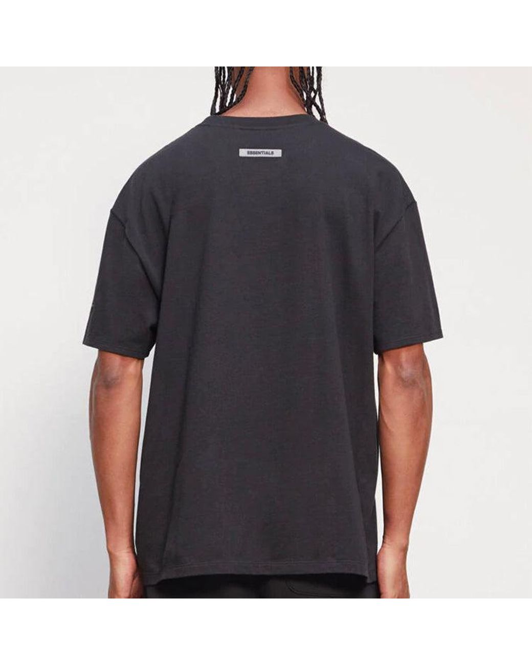 Fear Of God Black Ss20 Short Sleeve T-Shirt 0125250500190001 for men