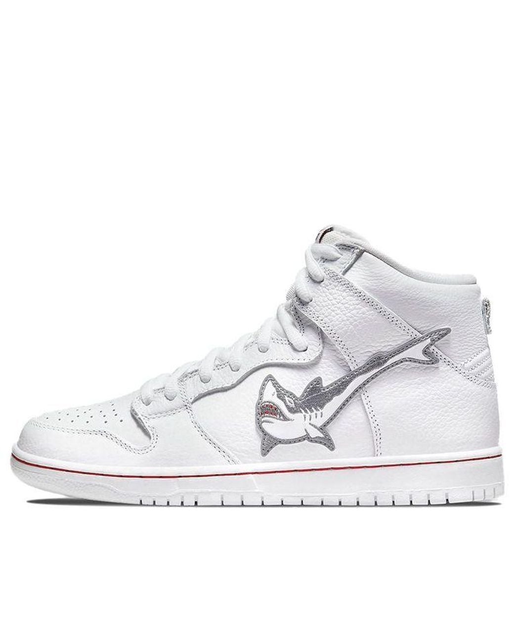 Nike White X Oski Sb Dunk High Shark for men