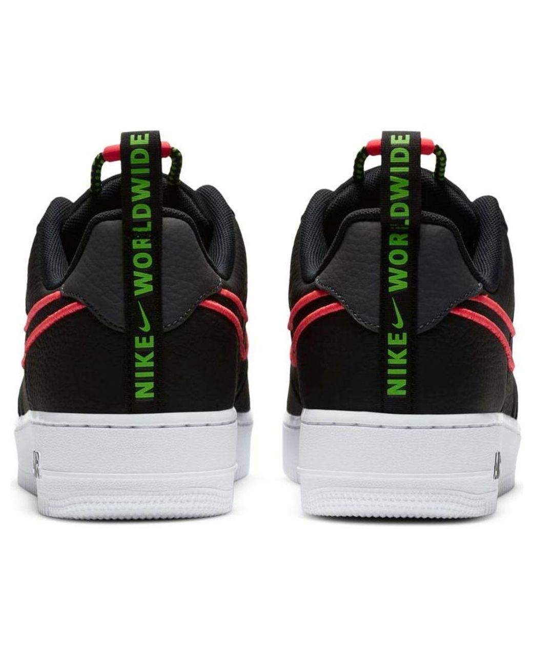 Nike Black Air Force 1 '07 Premium 'Worldwide Pack for men