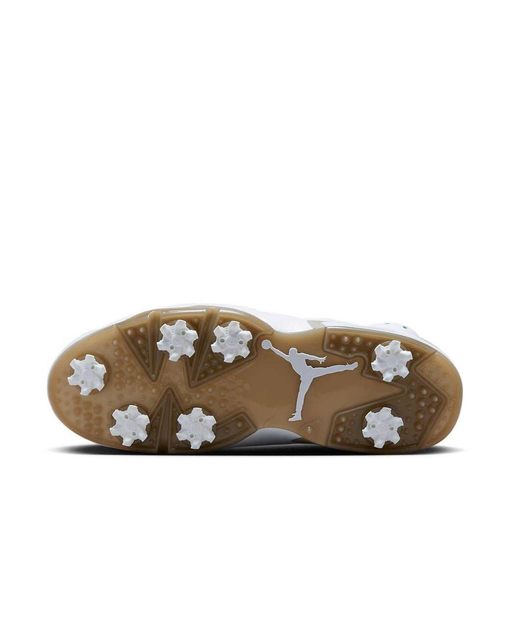 Nike White 6 Retro Low Golf Khaki' for men